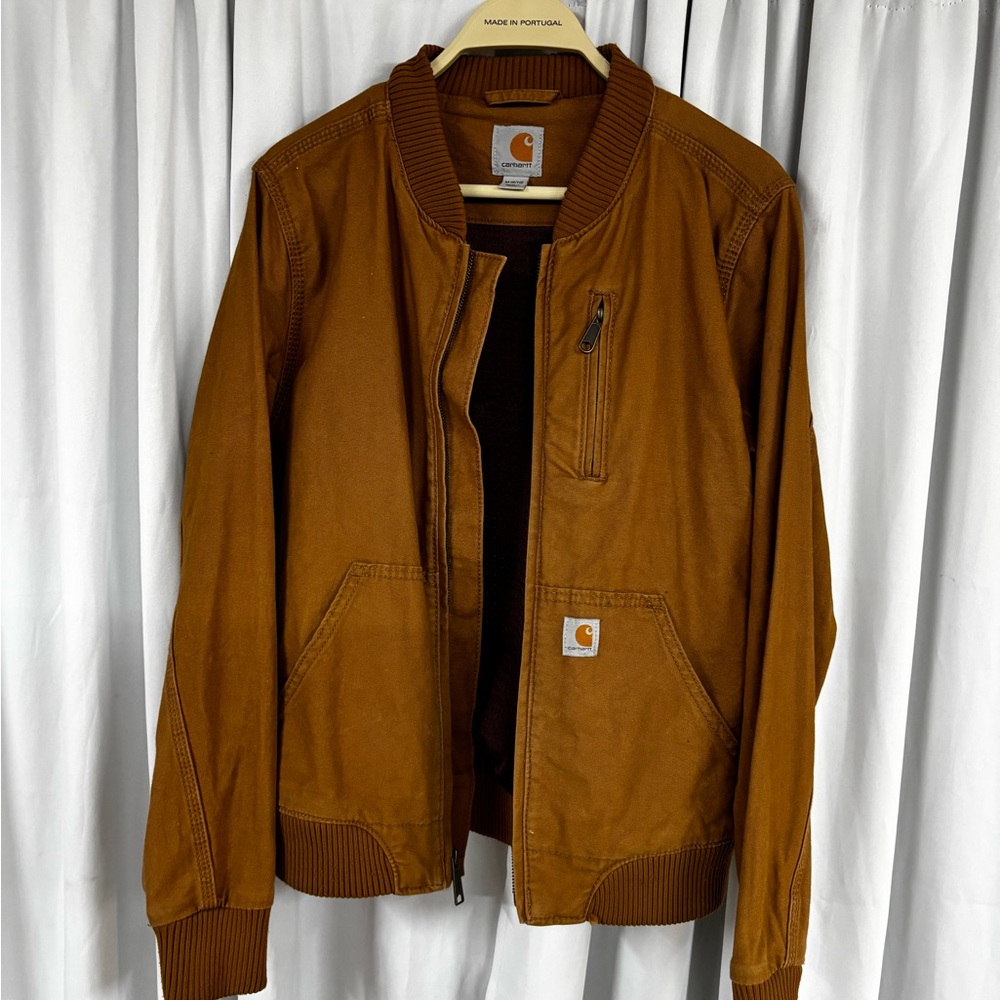Carhartt Men's Tan Bomber Jacket